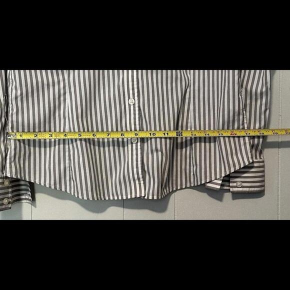 Banana Republic Woman’s Grey And White Striped  - Picture 3 of 5